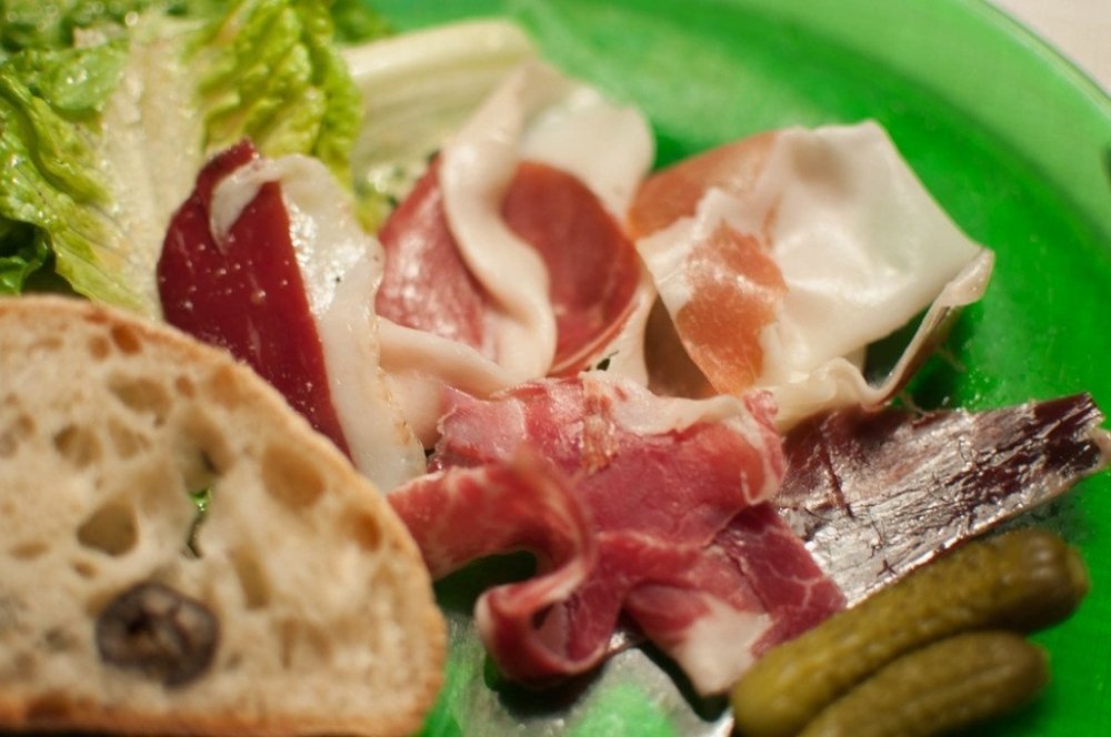 J'adore le jambon! die kurze Geschichte einer schnellen Verkostung von 4 luftgetrockneten Edel-Schinken - Maître Philippe & Filles