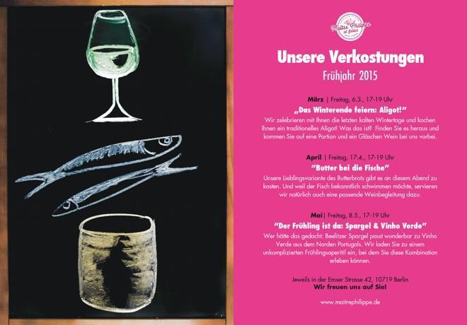 Le printemps chez Maître Philippe et filles – Unsere neuen Frühlingsverkostungen - Maître Philippe & Filles