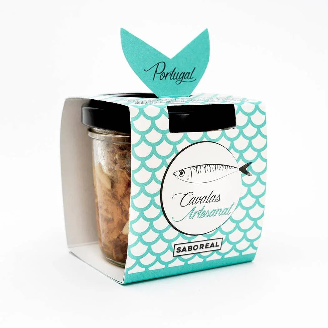 PETISCADA Makrele mit Oliven und Mandeln (Saboreal) 100g - Conserveira do Arade - Maître Philippe & Filles