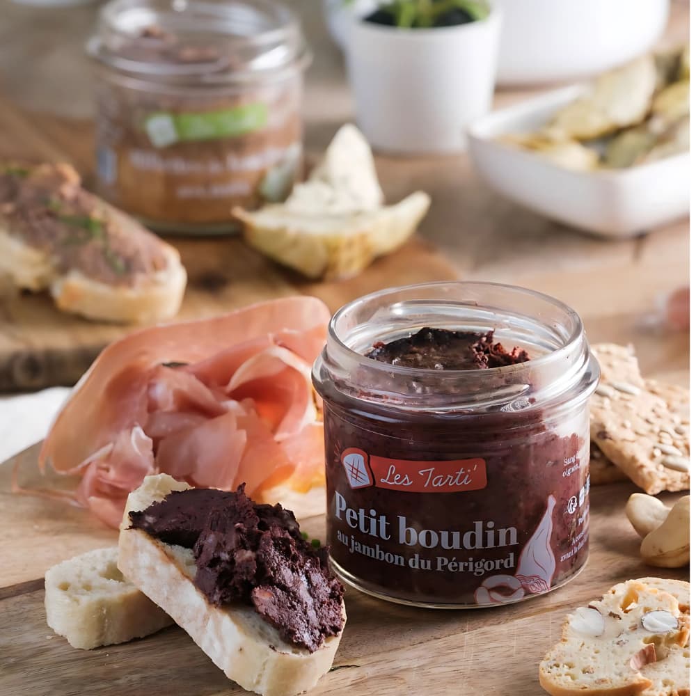 Blutwurst-Spezialität mit edlem Schinken aus dem Périgord 85g Maison Lembert