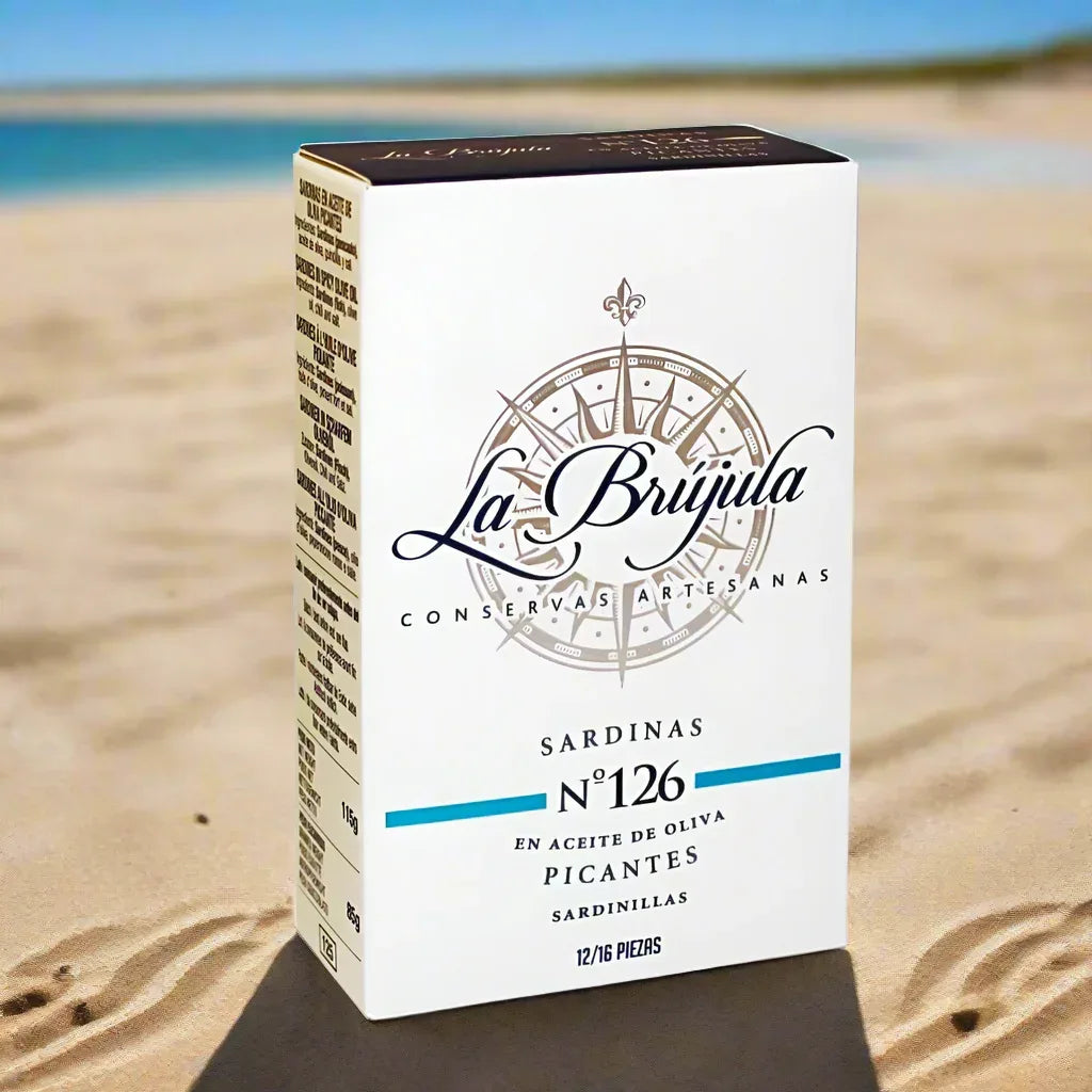 Kleine Sardinen in pikantem Olivenöl N°126 - Conservas La Brujala - Maître Philippe & Filles