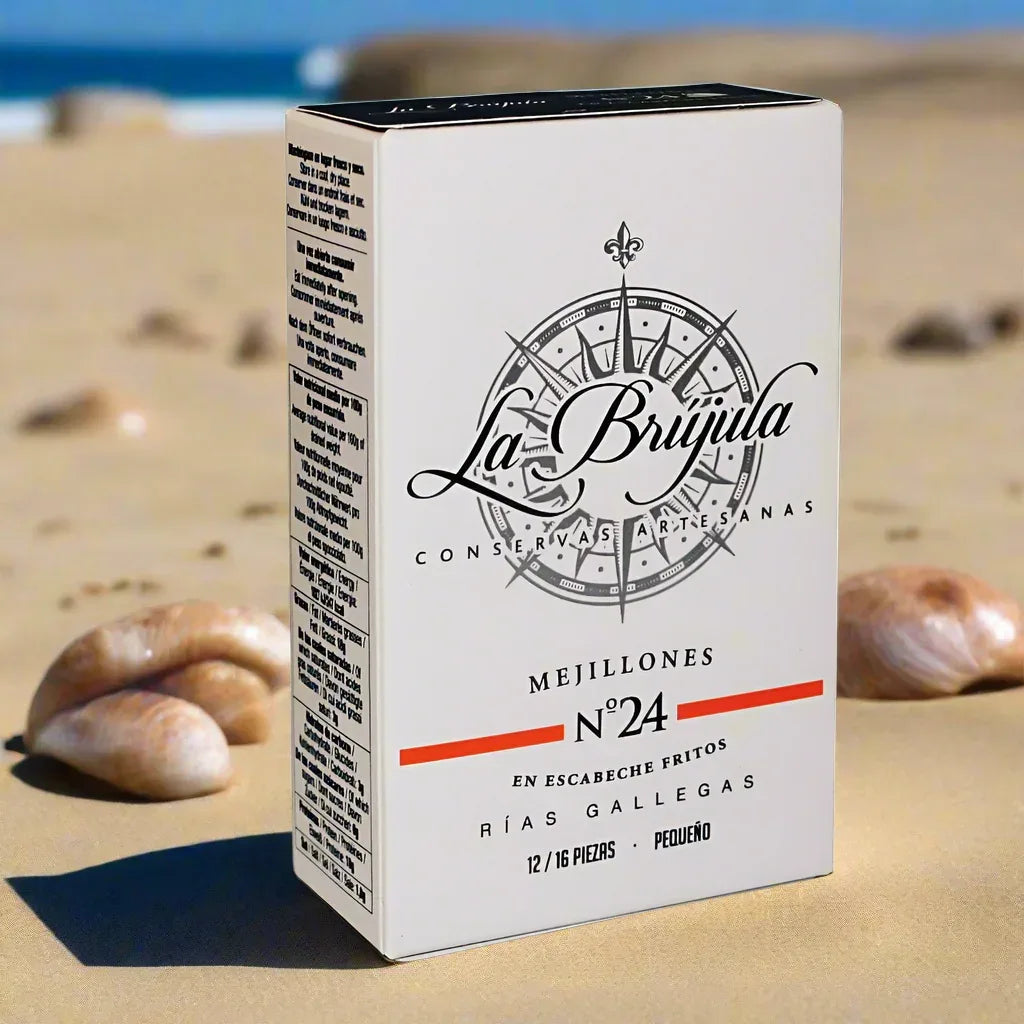 Miesmuscheln aus Galizien in Sauce Escabèche N°24 - Conservas La Brujala - Maître Philippe & Filles