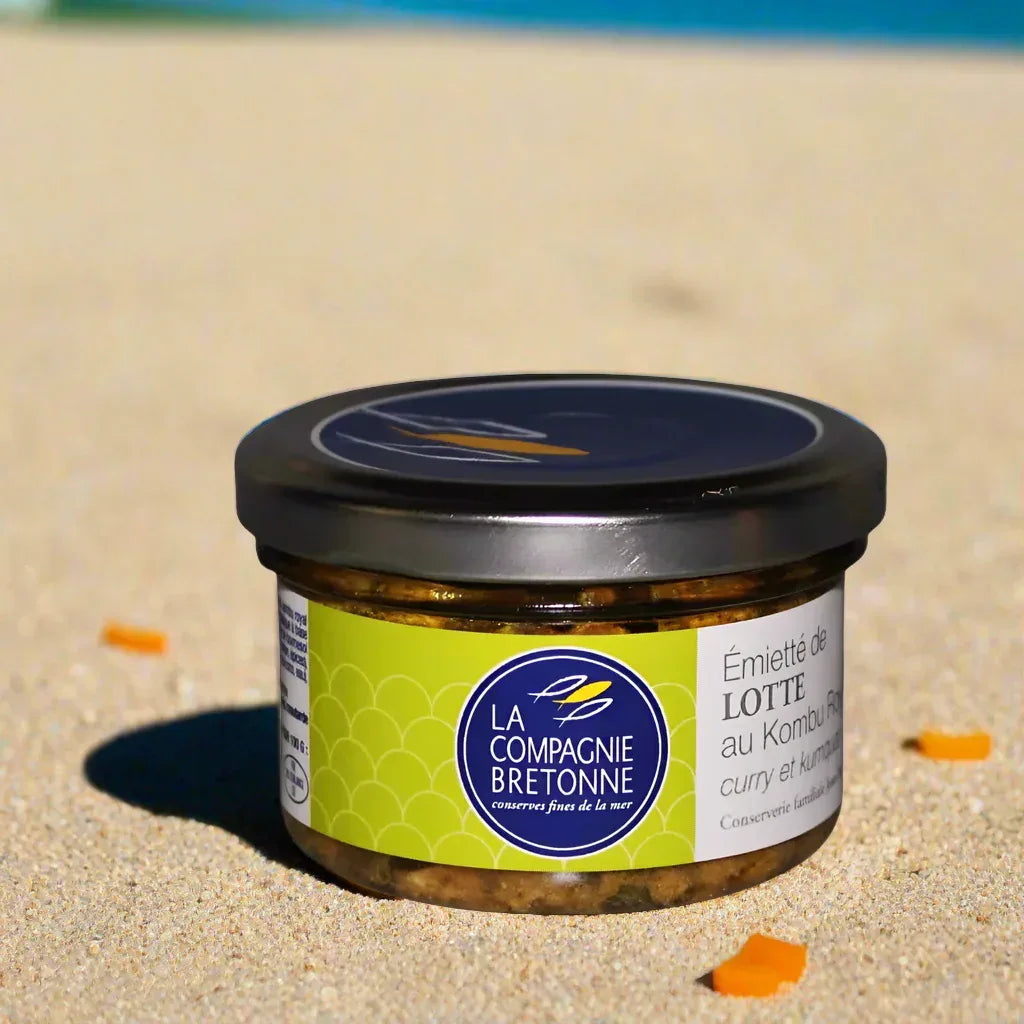 Emietté von Seeteufel mit Kombu-Algen, Curry und Kumquat - La Compagnie Bretonne - Maître Philippe & Filles