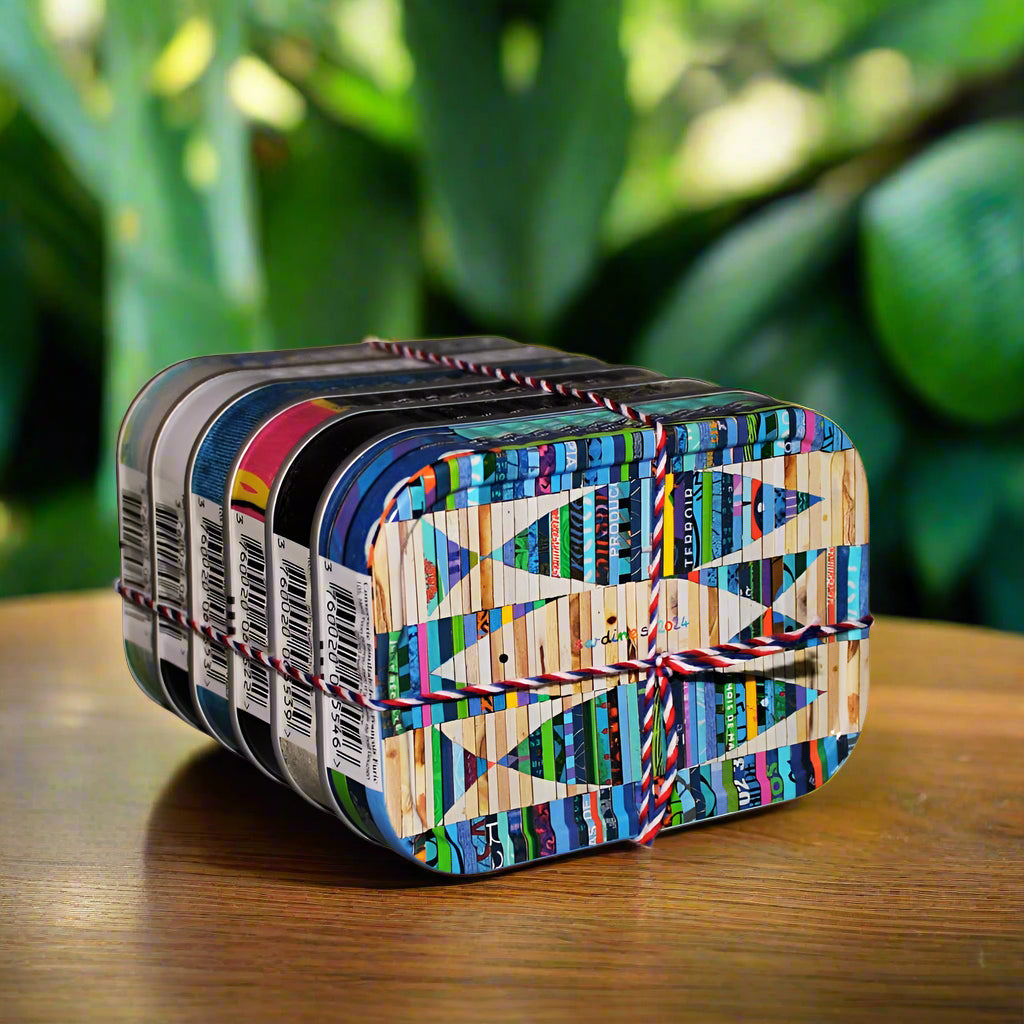 Sextett 6 Jahrgangssardinen von La Compagnie Bretonne 2019 bis 2024
