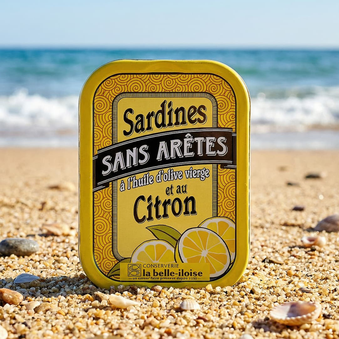 Sardinen ohne Gräten mit Olivenöl und Zitrone Belle Iloise