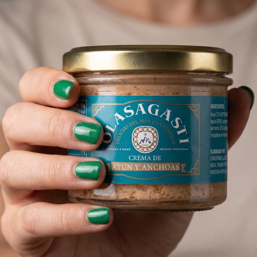 Crema del Cantábrico – Creme aus Thunfisch und Sardellen (110 g) Conservas Olasagasti