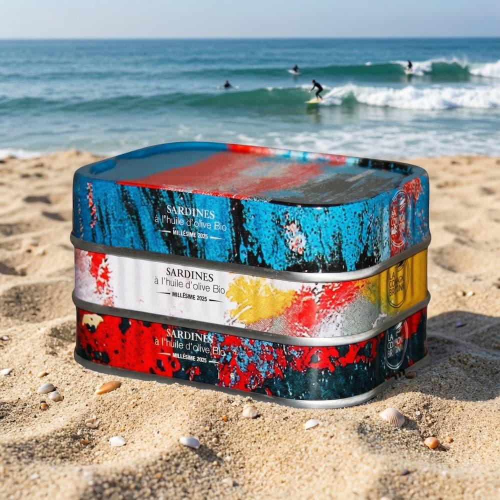 Limitierte Edition: 3er Kollektion Jahrgangssardinen 2025 - La Compagnie Bretonne - Maître Philippe & Filles