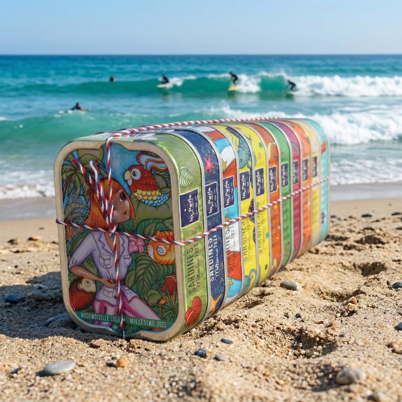 Kollektion "Miss Lulu" 11 Jahrgangssardinen La Perle des Dieux (2015 - 2025) Perle des Dieux