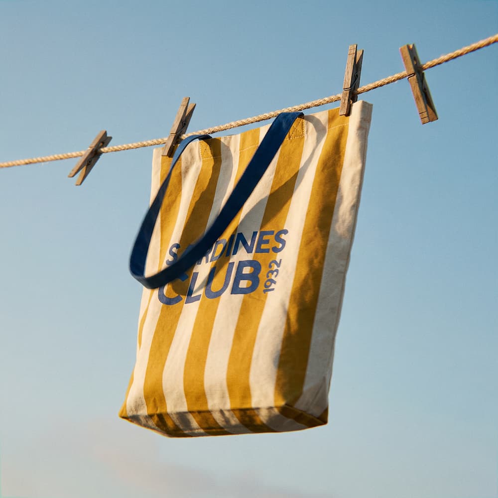 Tote Bag „Sardines Club“ – Stofftasche - La Belle-Iloise Belle Iloise