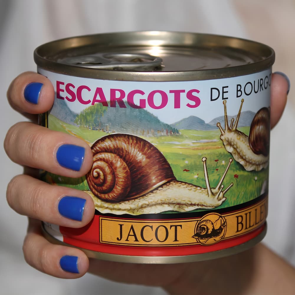 Burgunderschnecken in Dosen - Klein (3 Dutzend) Jacot Billey