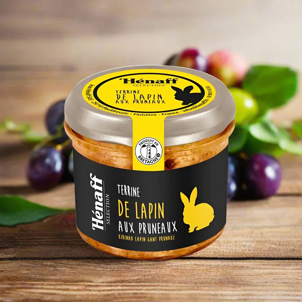 Kaninchenterrine mit Pflaumen 90g - Henaff - Maître Philippe & Filles