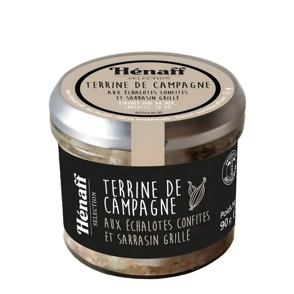Landterrine mit kandierten Schalotten und geröstetem Buchweizen 90g - Henaff - Maître Philippe & Filles