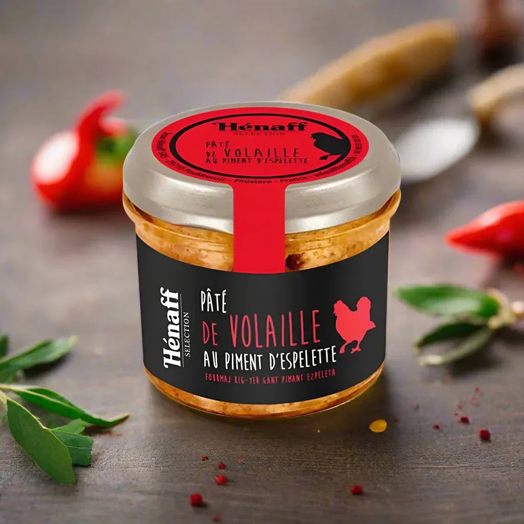 Geflügelpastete mit Piment d'Espelette 90g - Henaff - Maître Philippe & Filles