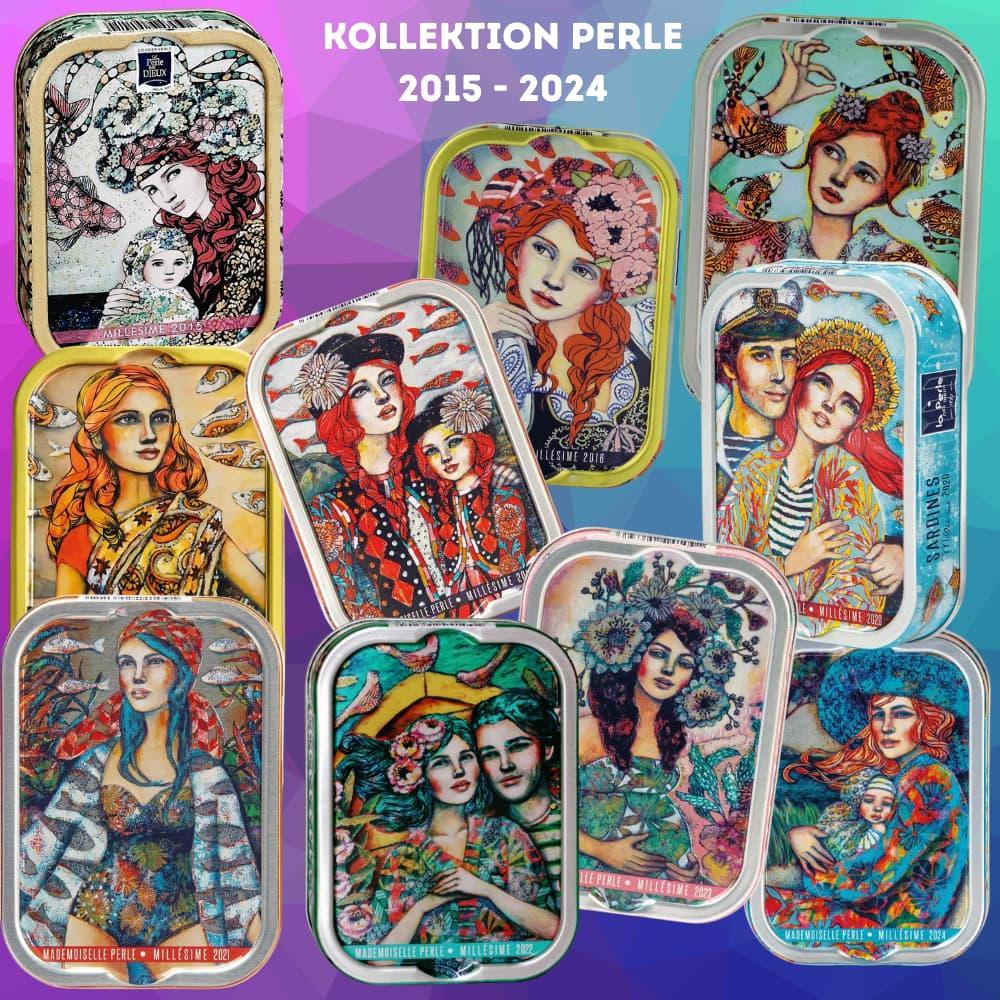 Kollektion "Mademoiselle Perle" 10 Jahrgangssardinen La Perle des Dieux (2015 - 2024) - Perle des Dieux - Maître Philippe & Filles