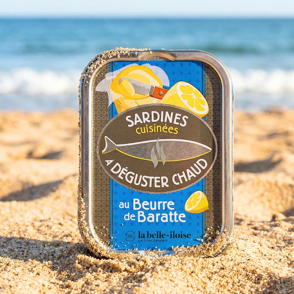 Sardinen in Fassbutter zum Braten Belle Iloise