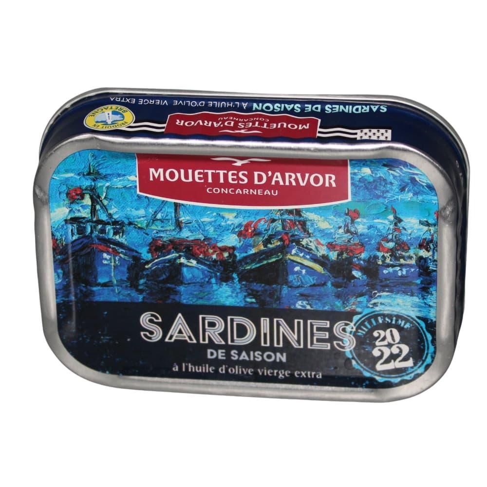 Kollektion 5 Dosen Jahrgangssardinen "Saison 2020 bis 2024" - Mouettes Arvor - Maître Philippe & Filles