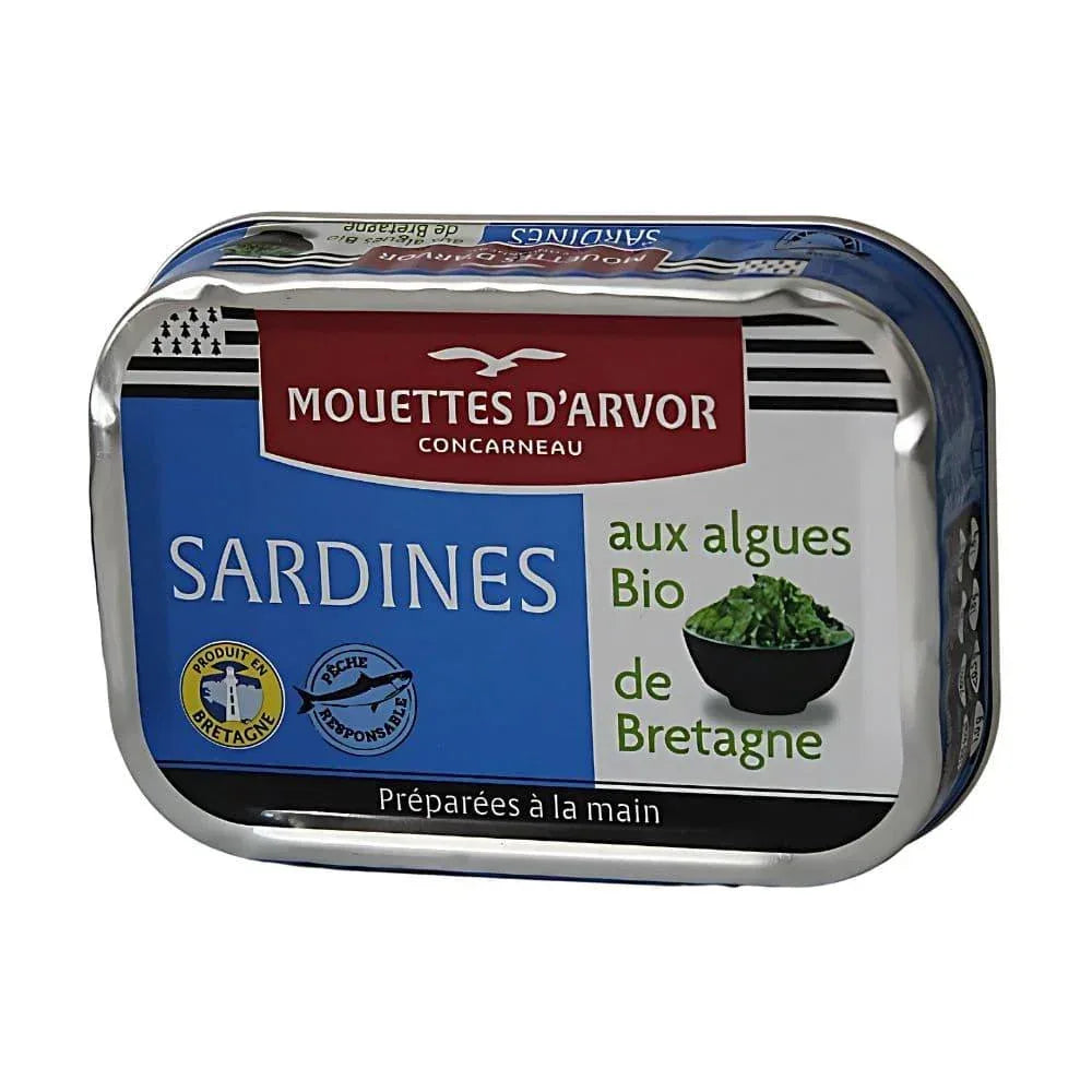 Sardinen mit Algen aus der Bretagne Mouettes Arvor
