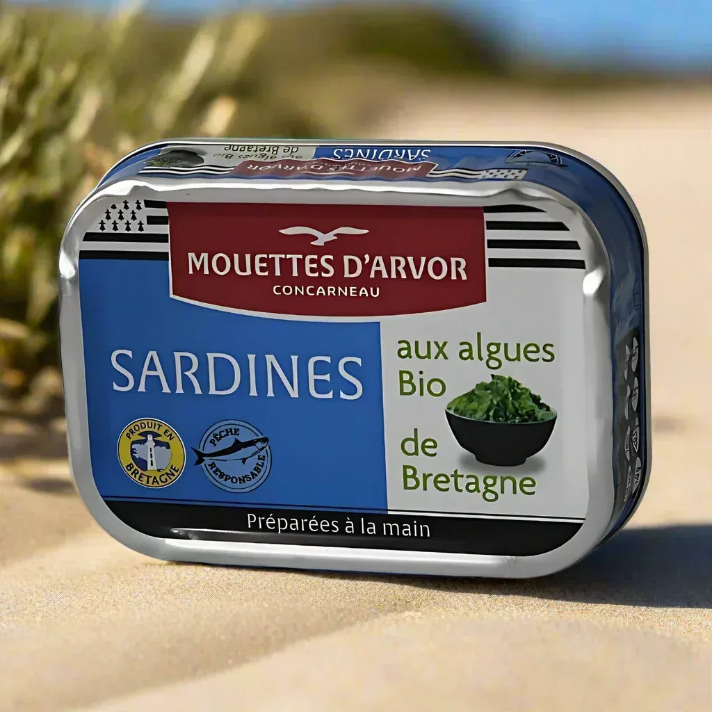 Sardinen mit Algen aus der Bretagne Mouettes Arvor