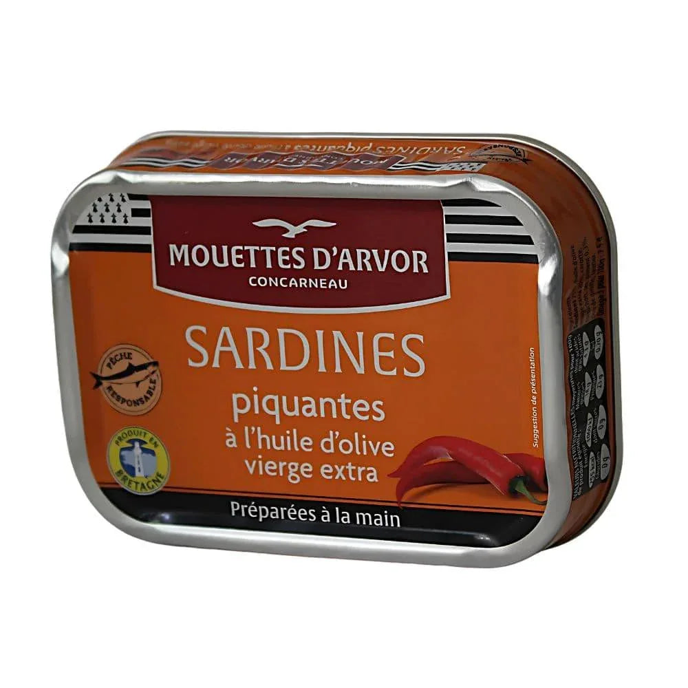 Sardinen in pikantem Olivenöl - Mouettes Arvor - Maître Philippe & Filles