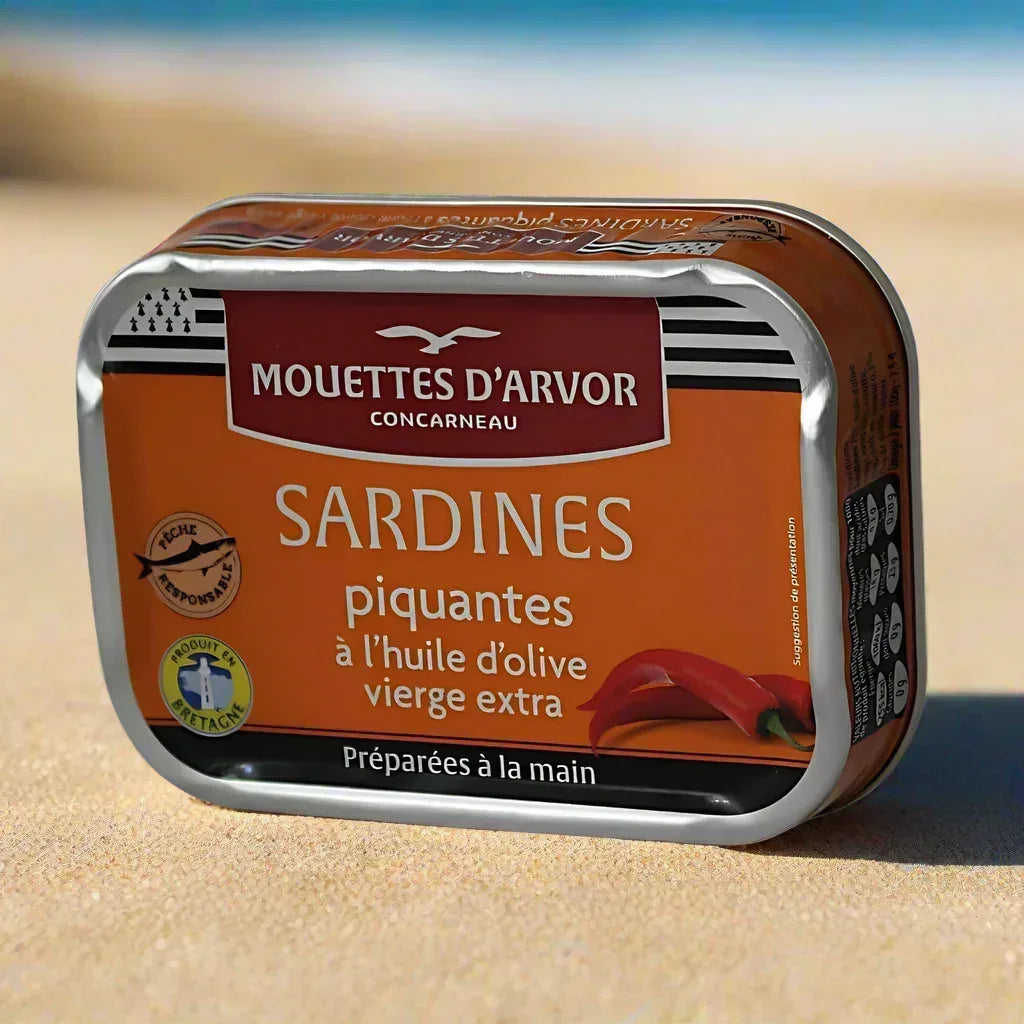 Sardinen in pikantem Olivenöl - Mouettes Arvor - Maître Philippe & Filles