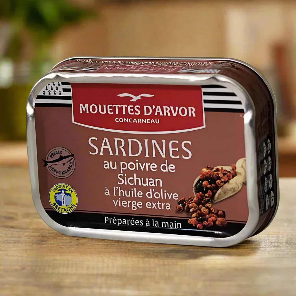 Sardinen mit Szechuanpfeffer - Mouettes Arvor - Maître Philippe & Filles
