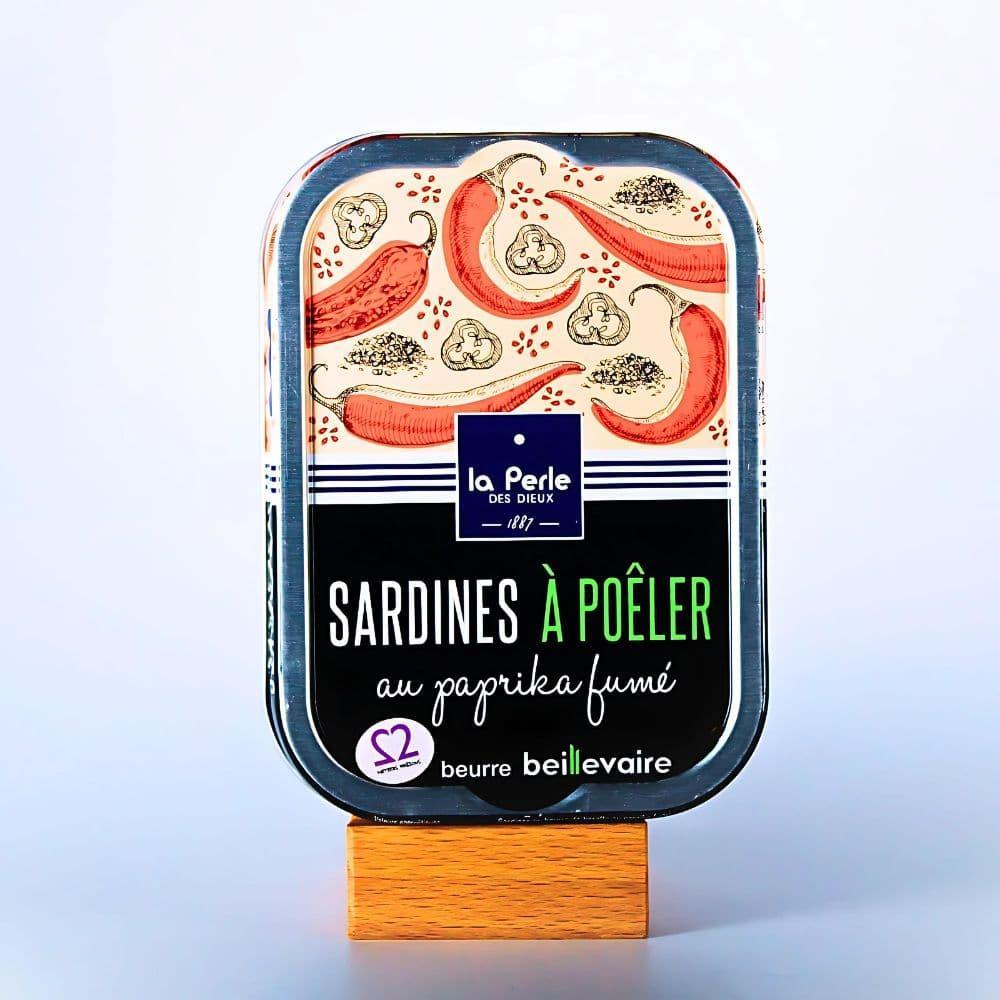 Sardinen zum Braten in Beillevaire-Fassbutter mit geräuchertem Paprika - Perle des Dieux - Maître Philippe & Filles