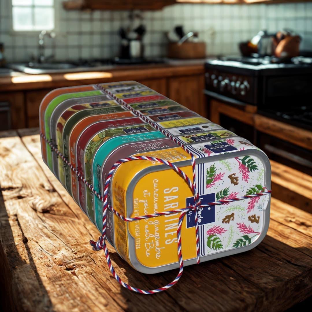 Kollektion 11 Gourmet-Sardinen La Perle des Dieux - Perle des Dieux - Maître Philippe & Filles