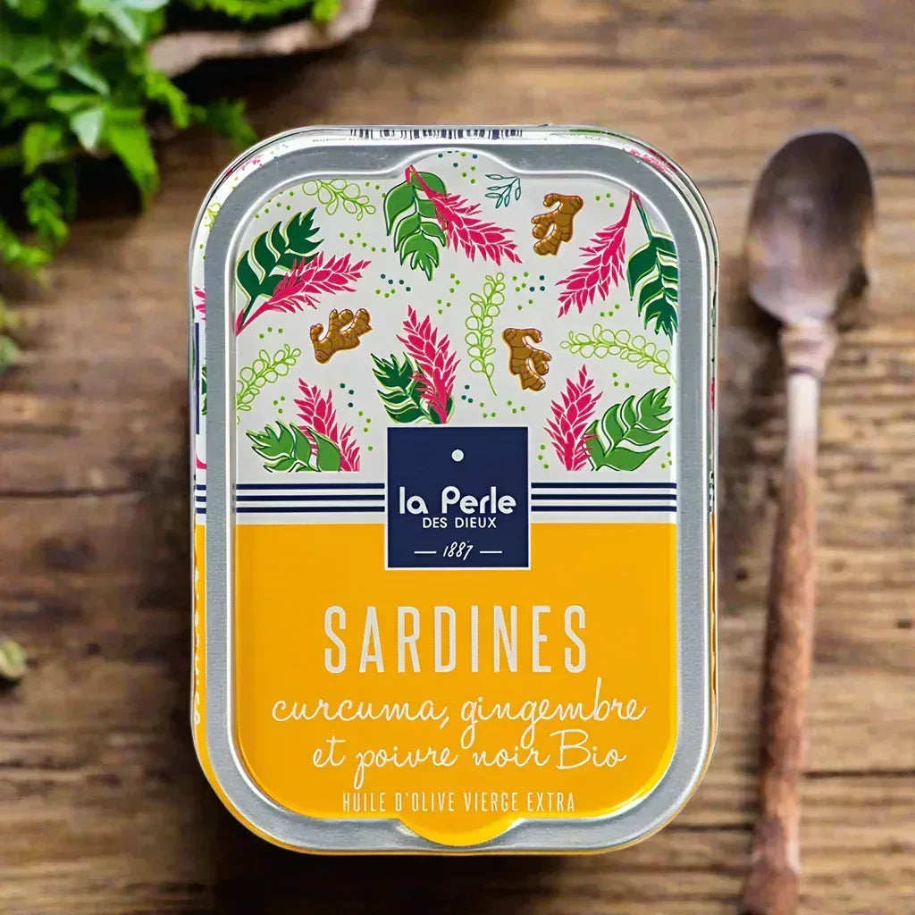 Sardinen Kurkuma Ingwer und schwarzer Pfeffer - Perle des Dieux - Maître Philippe & Filles