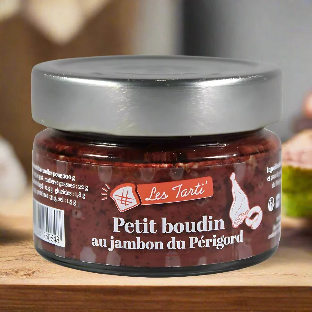 Blutwurst-Spezialität mit edlem Schinken aus dem Périgord 85g Maison Lembert