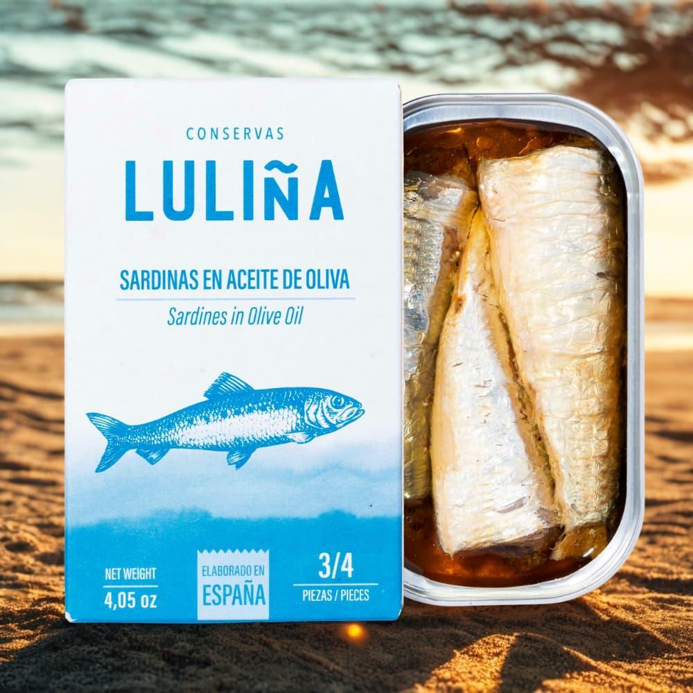 Galizische Sardinen in Olivenöl - 3/4 Stück - Conservas Lulina - Maître Philippe & Filles