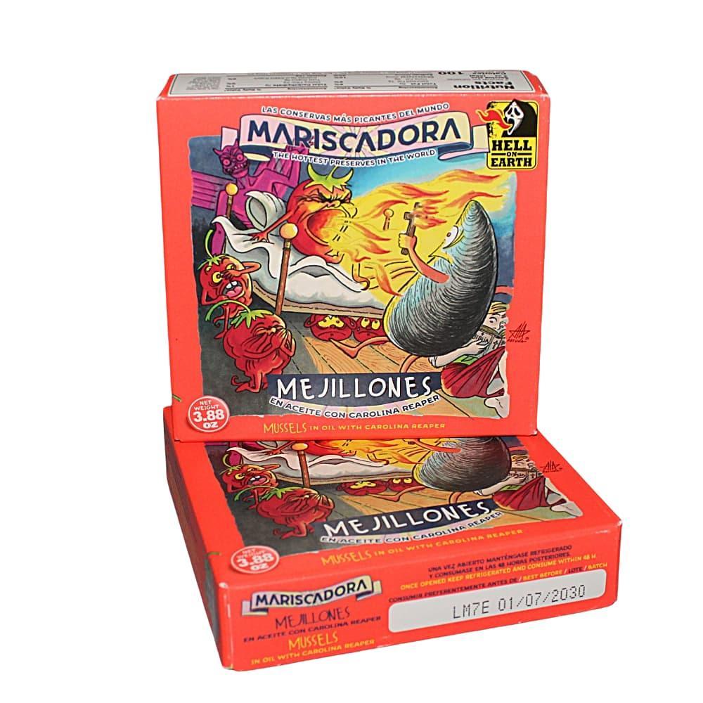 Mariscadora Premium Miesmuscheln mit Carolina-Reaper-Püree 🌶️ 🌶️ 🌶️ - Mariscadora - Maître Philippe & Filles