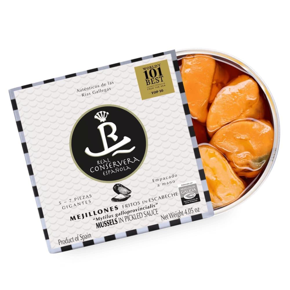 Galicische Miesmuscheln in Escabeche – Grande 7/9 Stück - Real Conservera Española - Maître Philippe & Filles