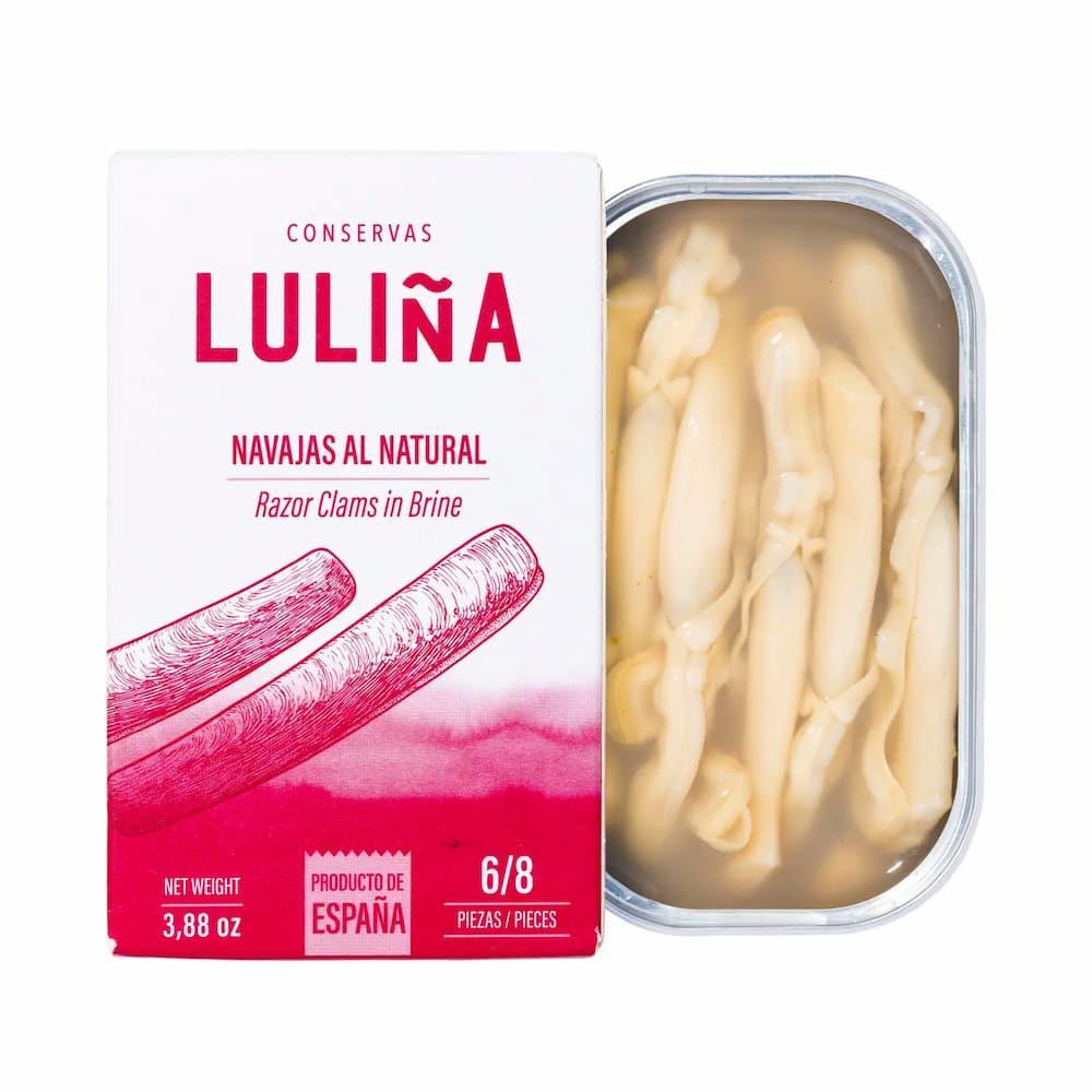 Naturbelassene Messermuscheln aus Galizien (Navajas) – 6/8 Stück - Conservas Lulina - Maître Philippe & Filles
