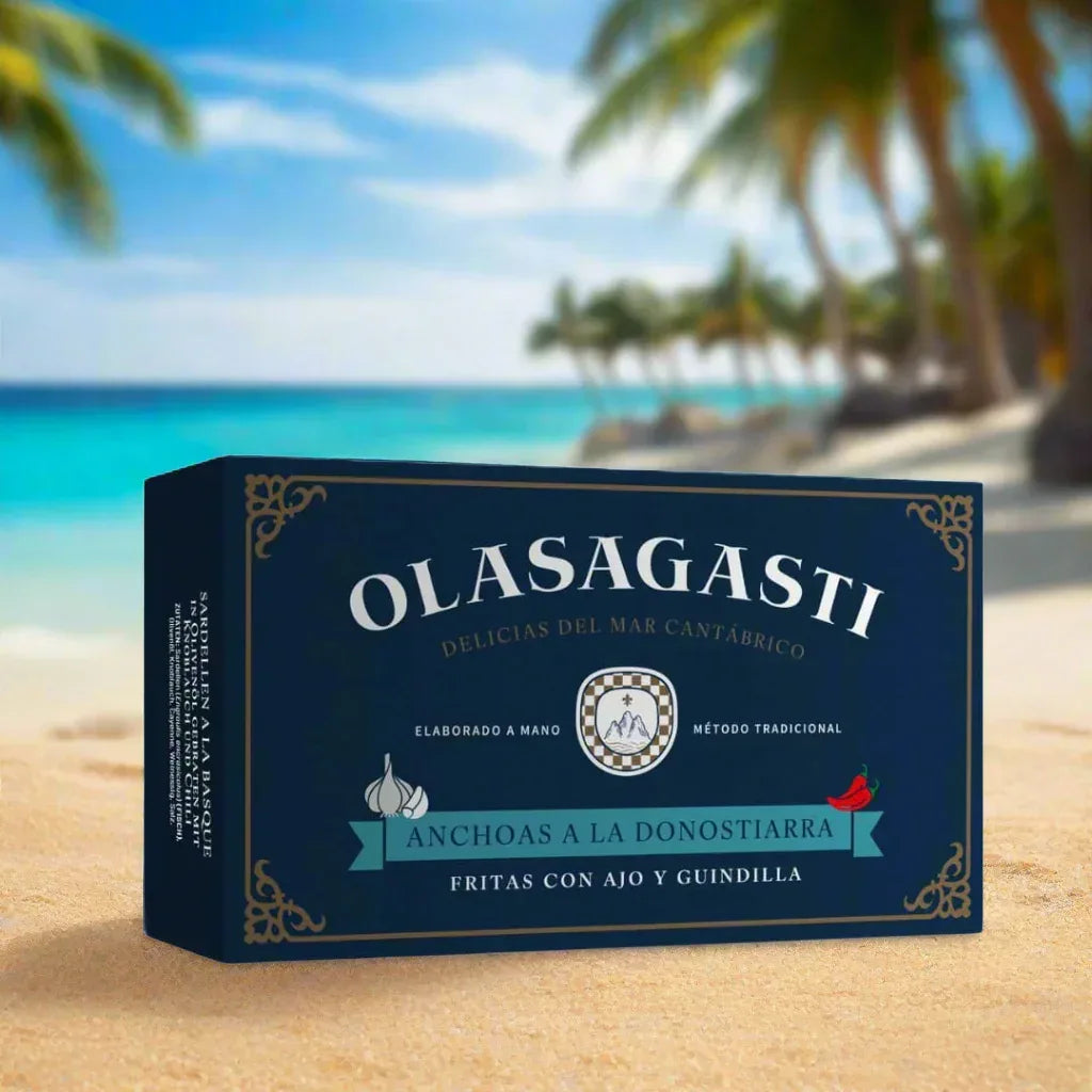 Sardellen nach Donostiarra-Art - 120g 🌶️ - Conservas Olasagasti - Maître Philippe & Filles