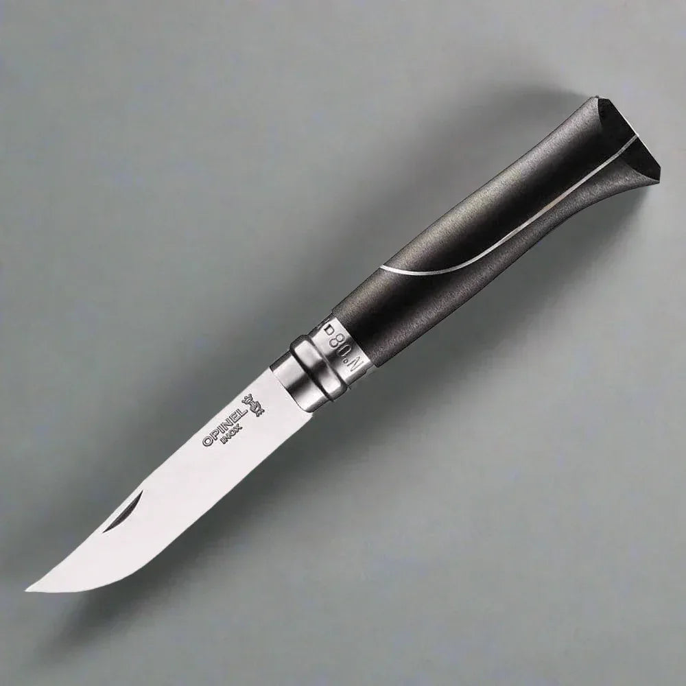 Opinel N°08 ELLIPSE - Ebenholz und Aluminium - Opinel - Maître Philippe & Filles