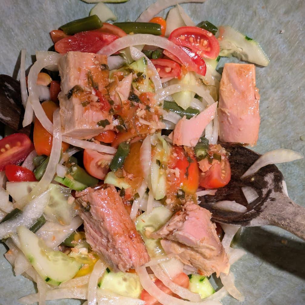 Thunfischfilets in Olivenöl und Frühlingsgemüse - Santa Catarina - Maître Philippe & Filles