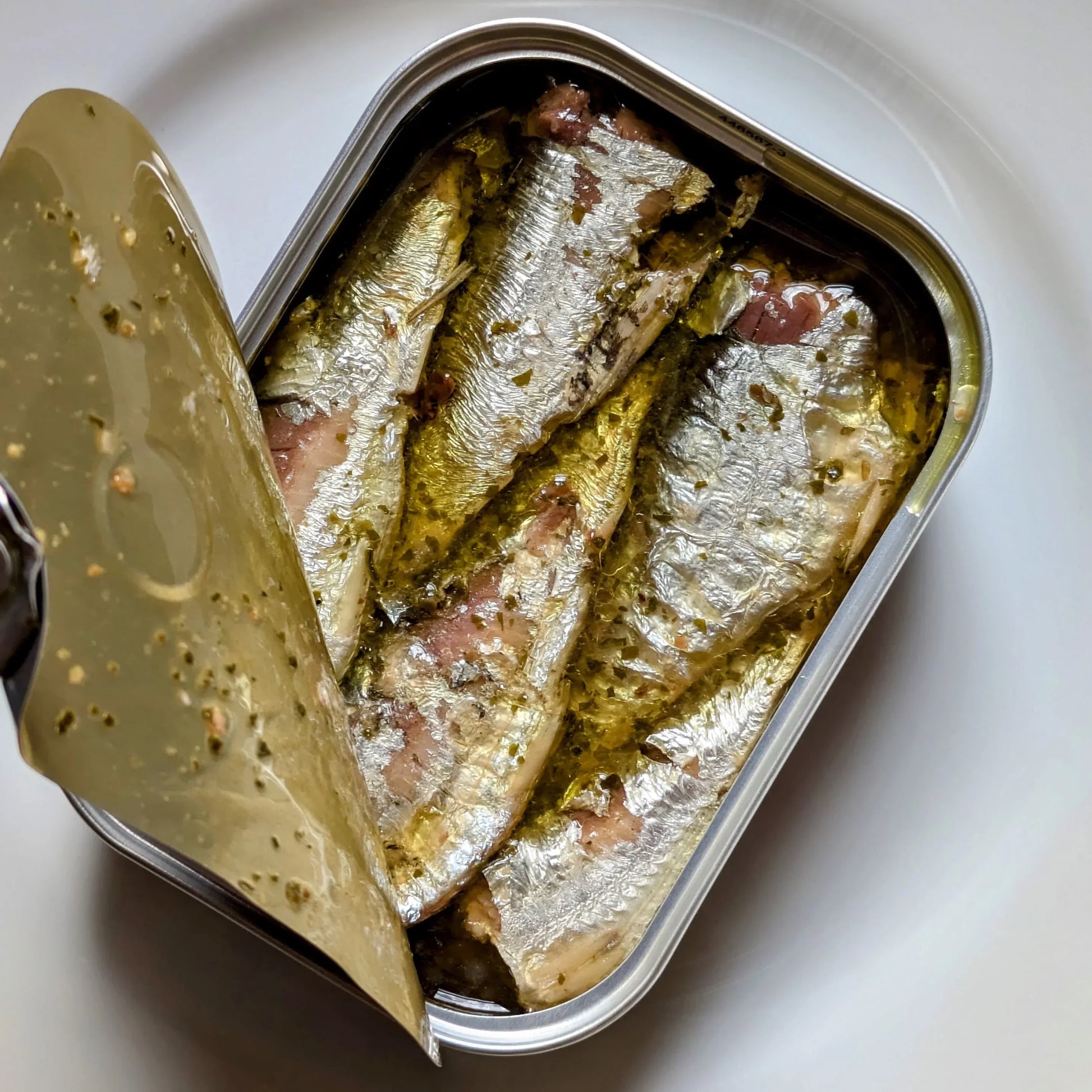 Sardinen mit Knoblauch und Olivenöl Extra Vergine - Mouettes Arvor - Maître Philippe & Filles