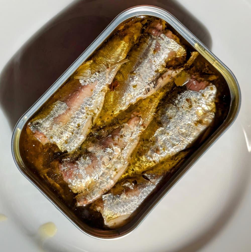 Sardinen mit Knoblauch und Olivenöl Extra Vergine - Mouettes Arvor - Maître Philippe & Filles