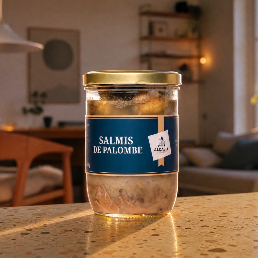 Salmis de Palombe – Traditionelles Wildtauben-Ragout aus Baskenland 770g Maison Aldabia