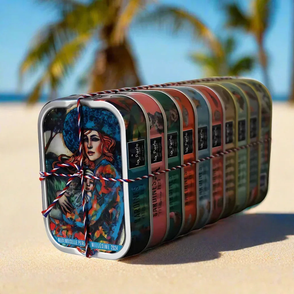 Kollektion "Mademoiselle Perle" 10 Jahrgangssardinen La Perle des Dieux (2015 - 2024) - Perle des Dieux - Maître Philippe & Filles