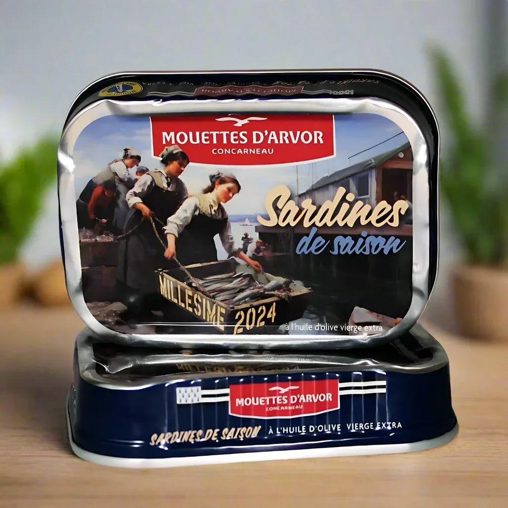 Jahrgangssardinen Saison 2024 - Mouettes Arvor - Maître Philippe & Filles