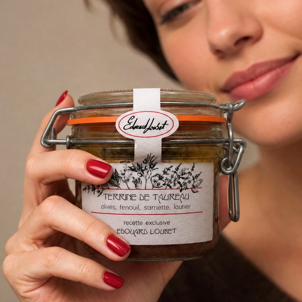 Terrine vom Stier aus der Camargue, mit Oliven und Fenchel 200g Maison Telme