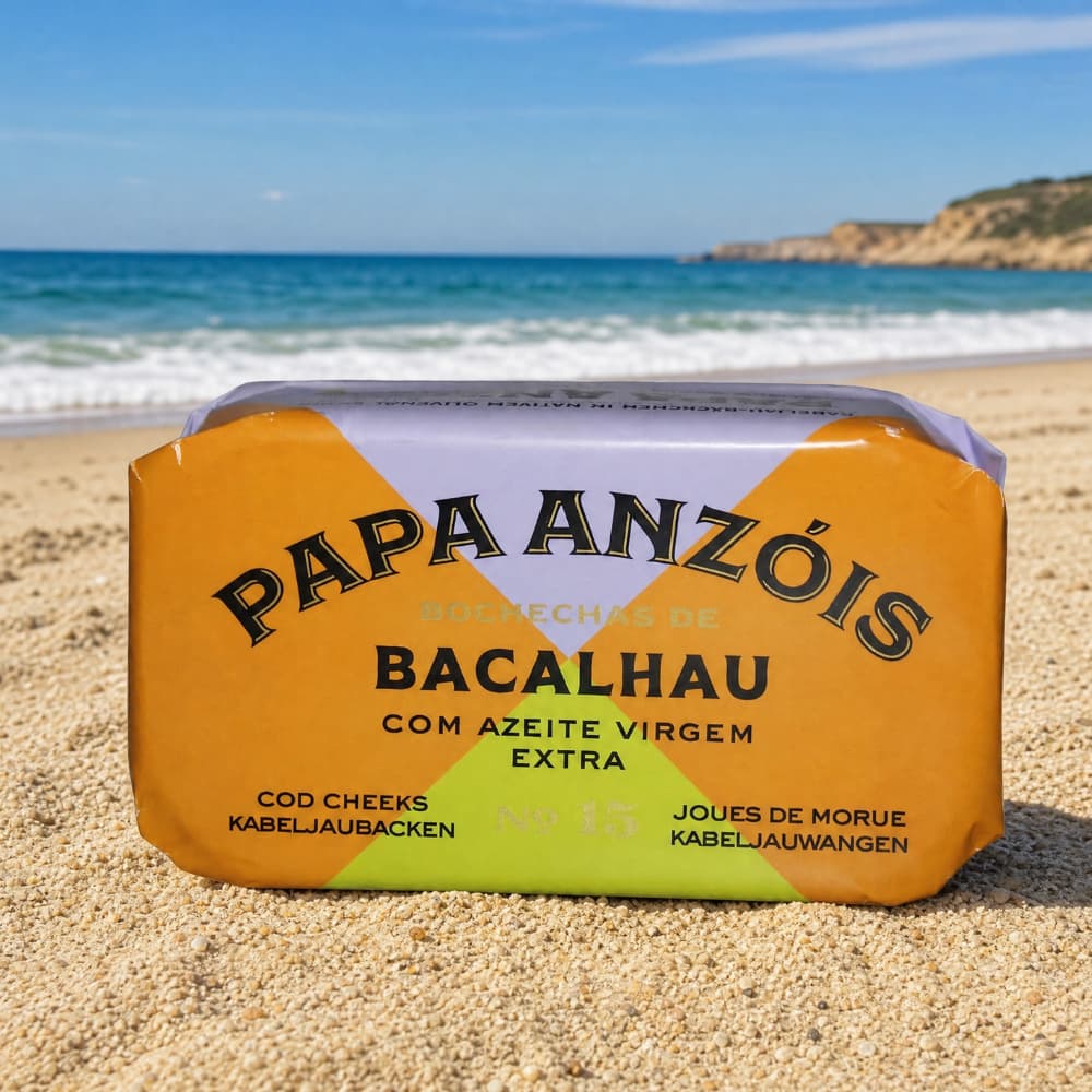 Kabeljaubacken in nativen Olivenöl (Papa Anzóis) 120g Conserveira do Arade