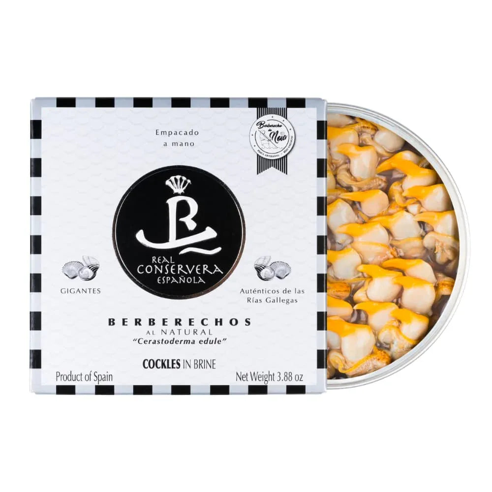 Berberechos al Natural de las Rías Gallegas (Galicische Herzmuscheln im eigenen Saft) Real Conservera Española
