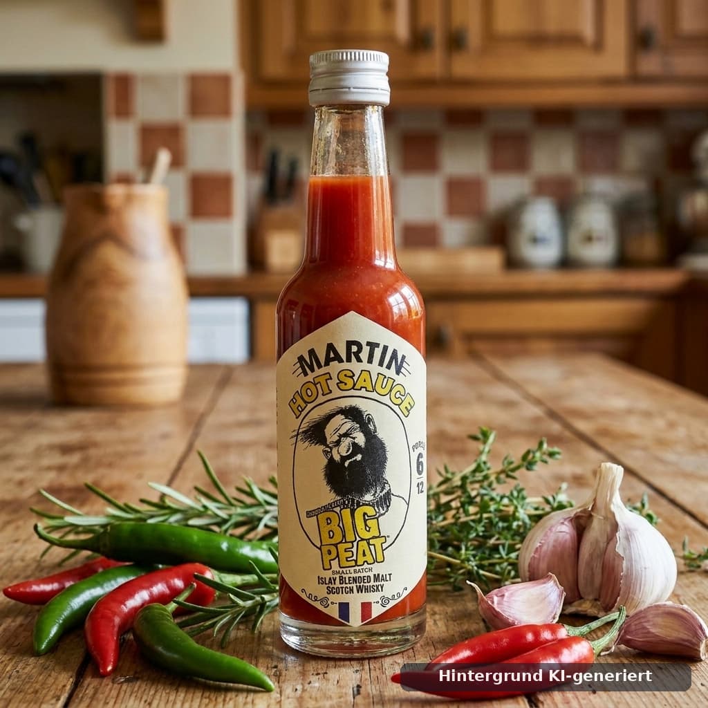 Big Peat Chili-Sauce mit Islay-Whisky - Stärke 6/12 Maison Martin