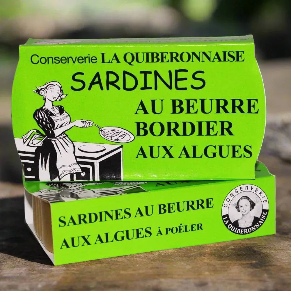 Sardinen mit Bordier Butter und Algen (zum warm essen) - Quiberonnaise - Maître Philippe & Filles