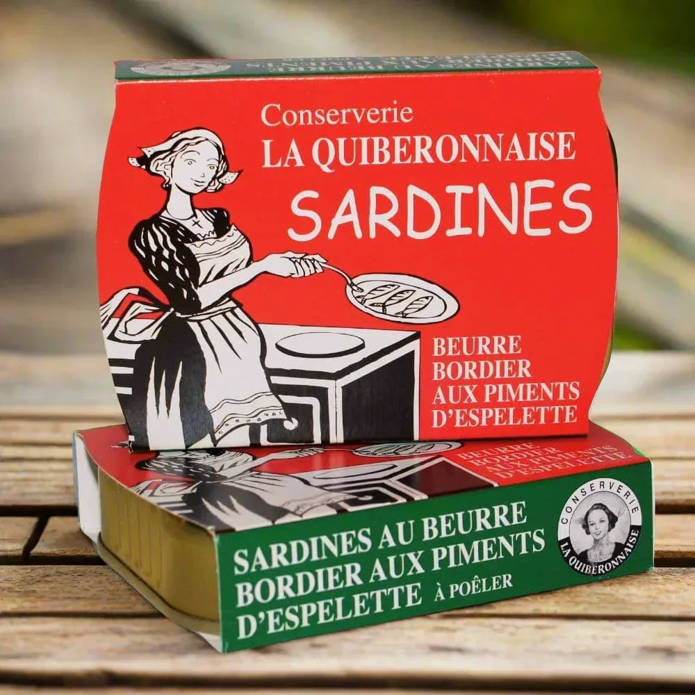 Sardinen mit Bordier Butter und Piment d'Espelette (zum warm essen) - Quiberonnaise - Maître Philippe & Filles