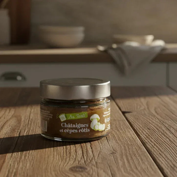Brotaufstrich mit Kastanien und gerösteten Steinpilzen 85g - Maison Lembert - Maître Philippe & Filles