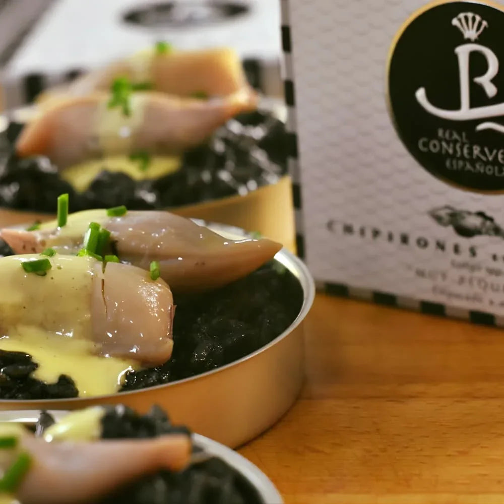 Chipirones in eigener Tinte – Handgefüllte Delikatesse - Real Conservera Española - Maître Philippe & Filles