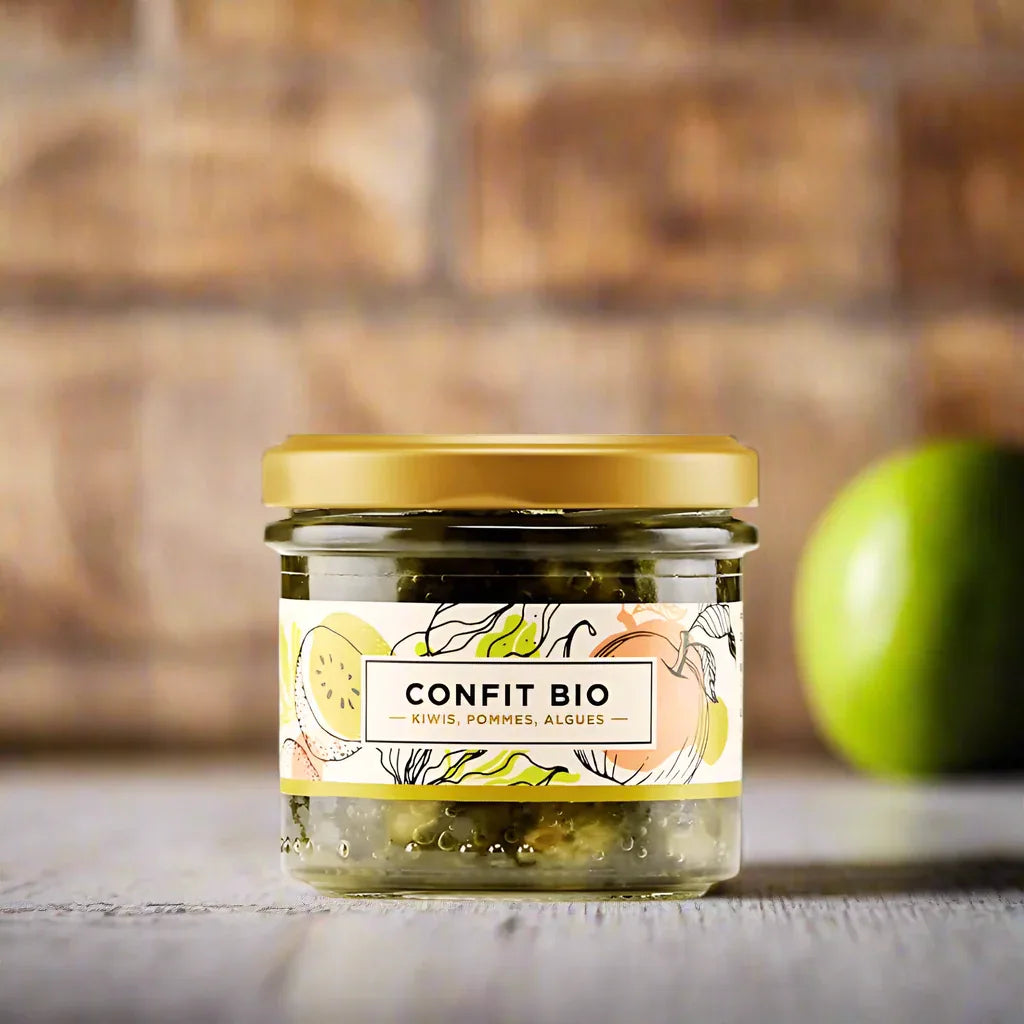 Confit Kiwi-Apfel-Algen aus der Bretagne Belle Iloise